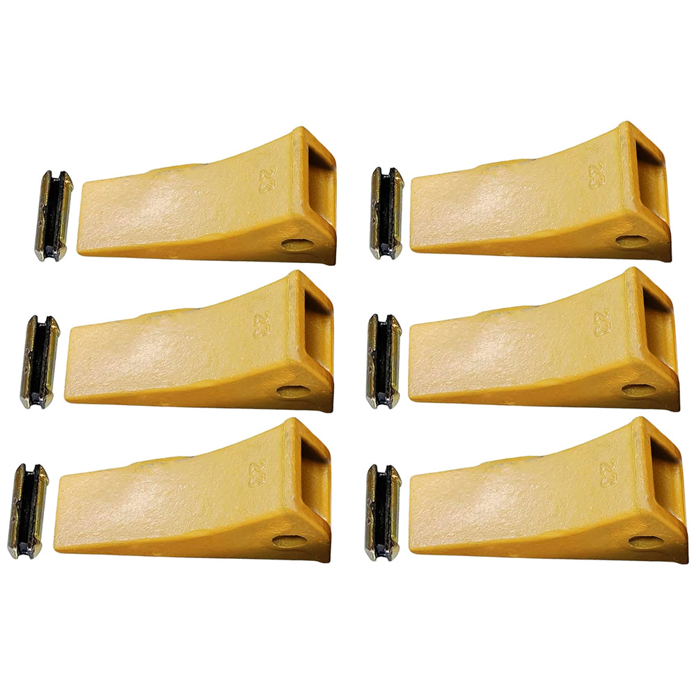 7 Pack 23 230HX Bucket Teeth Dirt Teeth JD Bucket Digging Teeth/Bucket Tooth& TF23P Flex Pins