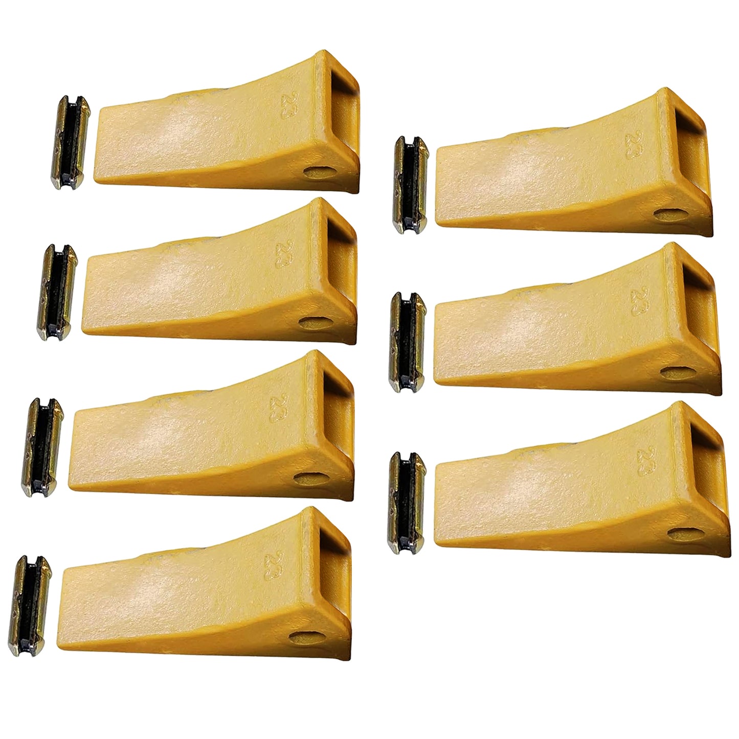 7 Pack 23 230HX Bucket Teeth Dirt Teeth JD Bucket Digging Teeth/Bucket Tooth& TF23P Flex Pins