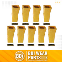 9 Pack 23 230HX Bucket Teeth Dirt Teeth JD Bucket Digging Teeth/Bucket Tooth& TF23P Flex Pins