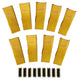 BDI WEAR PARTS 230SP Casting Backhoe Bucket Teeth with TF23P Flex Pin for 23 & 230 Series Skid Steer Loaders and Excavators - 9 Pack