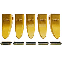 BDI Wear Parts 230ST Bucket Teeth 23 230 Series with TF23P Flex Pins for Mini Excavator - 5 Pack