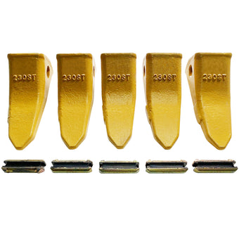 compare product BDI Wear Parts 230ST Bucket Teeth 23 230 Series with TF23P Flex Pins for Mini Excavator - 5 Pack