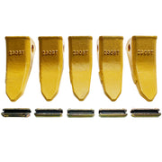 BDI Wear Parts 230ST Bucket Teeth 23 230 Series with TF23P Flex Pins for Mini Excavator - 5 Pack