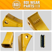 BDI Wear Parts 230ST Bucket Teeth 23 230 Series with TF23P Flex Pins for Mini Excavator - 10 Pack