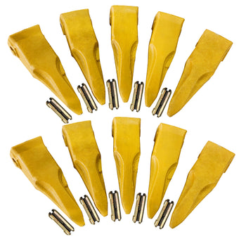 compare product BDI Wear Parts 23 230 Series 230T Bucket Teeth Replacement Teeth for Bobcat Bucket Tooth with 23p Flex Pin for Hensley Excavator - 10 Pack