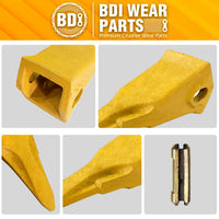 BDI Wear Parts Claw Twin Bucket Teeth 230T Bucket Teeth with 23FP Flexpin Forged BDI Tooth 230 Series Teeth - 1 Pack
