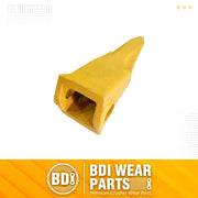 BDI Wear Parts Claw Twin Bucket Teeth 230T Bucket Teeth with 23FP Flexpin Forged BDI Tooth 230 Series Teeth - 1 Pack