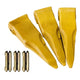 BDI Wear Parts Claw Twin Bucket Teeth 230T Bucket Teeth with 23FP Flexpin Forged BDI Tooth 230 Series Teeth - 3 Pack