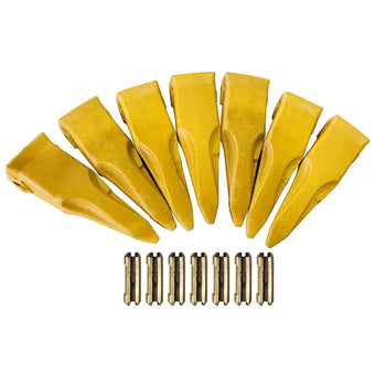 compare product BDI Wear Parts Claw Twin Bucket Teeth 230T Bucket Teeth with 23FP Flexpin Forged BDI Tooth 230 Series Teeth - 7 Pack