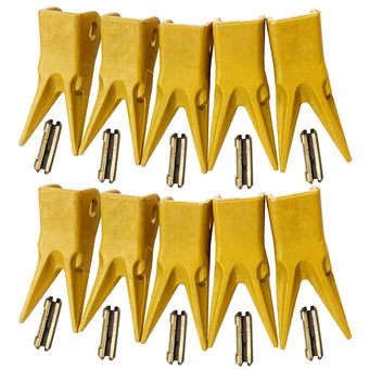 compare product BDI Wear Parts 230WT Twin Tiger Bucket Teeth Replacement Bucket Digging Teeth/Bucket Tooth & 23FP Flex Pins - 10 Pack