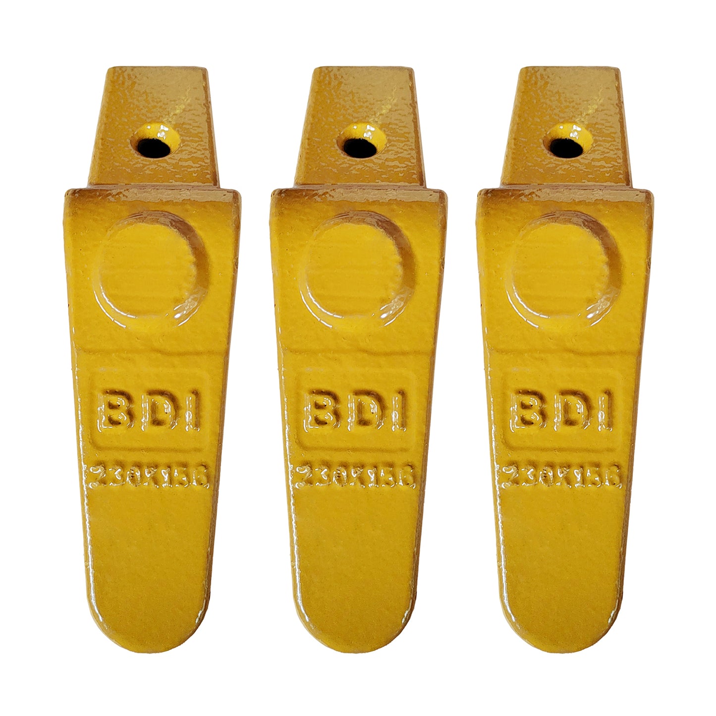 BDI Wear Parts 230X156 Teeth Adapter, Mini Excavator Weld On Shanks for X156L X156S X156T X156WT Style Bucket Teeth - 3 Pack