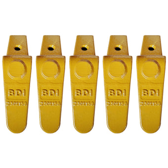 compare product BDI Wear Parts 230X156 Teeth Adapter, Mini Excavator Weld On Shanks for X156L X156S X156T X156WT Style Bucket Teeth - 5 Pack
