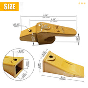 BDI Wear Parts Assembly 230X156 Backhoe Shank / X156L Bucket Teeth / P156 Flex Pin Bobcat Skid Steer Caterpillar Style for Mini Excavator