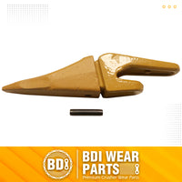 BDI Wear Parts Assembly 230X156 Backhoe Shank / X156T Bucket Teeth / P156 Flex Pin for Mini Excavator - 1 Set