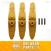 BDI Wear Parts Assembly 230X156 Backhoe Shank / X156T Bucket Teeth / P156 Flex Pin for Mini Excavator - 3 Set