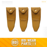 BDI Wear Parts Assembly 230X156 Backhoe Shank / X156T Bucket Teeth / P156 Flex Pin for Mini Excavator - 3 Set