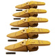 BDI Wear Parts Assembly 230X156 Backhoe Shank / X156T Bucket Teeth / P156 Flex Pin for Mini Excavator - 5 Set