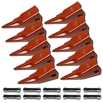 compare product BDI Wear Parts 23TL Tiger Bucket Teeth Bucket Digging Teeth/Bucket Tooth with 23FP Flex Pins - 10 Pack