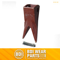 BDI Wear Parts 23WTL Tiger Bucket Teeth Bucket Digging Teeth/Bucket Tooth & 23FP Flex Pins - 5 Pack