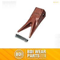 BDI Wear Parts 23WTL Tiger Bucket Teeth Bucket Digging Teeth/Bucket Tooth & 23FP Flex Pins - 5 Pack