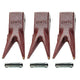 BDI Wear Parts 23WTL Tiger Bucket Teeth Bucket Digging Teeth/Bucket Tooth & 23FP Flex Pins - 3 Pack