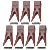 BDI Wear Parts 23WTL Tiger Bucket Teeth Bucket Digging Teeth/Bucket Tooth & 23FP Flex Pins - 7 Pack