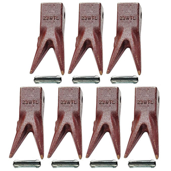 compare product BDI Wear Parts 23WTL Tiger Bucket Teeth Bucket Digging Teeth/Bucket Tooth & 23FP Flex Pins - 7 Pack