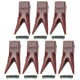 BDI Wear Parts 23WTL Tiger Bucket Teeth Bucket Digging Teeth/Bucket Tooth & 23FP Flex Pins - 7 Pack