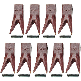 compare product BDI Wear Parts 23WTL Tiger Bucket Teeth Bucket Digging Teeth/Bucket Tooth & 23FP Flex Pins - 9 Pack