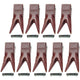 BDI Wear Parts 23WTL Tiger Bucket Teeth Bucket Digging Teeth/Bucket Tooth & 23FP Flex Pins - 9 Pack