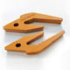 BDI Wear Parts 2 Pack 2740W23 Weld On Adapter for 23 230 Bucket Teeth, Backhoes w/ 0.86" Lip