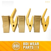 BDI Wear Parts 2740W23 Bucket Tooth Seat Adapter + 23 230 Bucket Teeth and TF23P Flex Pins - 3 Set