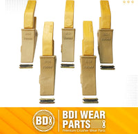 BDI Wear Parts 2740W23 Bucket Tooth Seat Adapter + 23 230 Bucket Teeth and TF23P Flex Pins - 5 Set