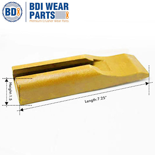 BDI Wear Parts 2D5572 Scarifier Tooth Caterpillar Style Dirt Digging Bucket Tooth/Teeth 6Y5230 New Aftermarket Scarifier Tip Fits 3116, 3126, 3126B, 3176C, 3304, 3306, C-9, C6.6, C7, C9 - 3PCS