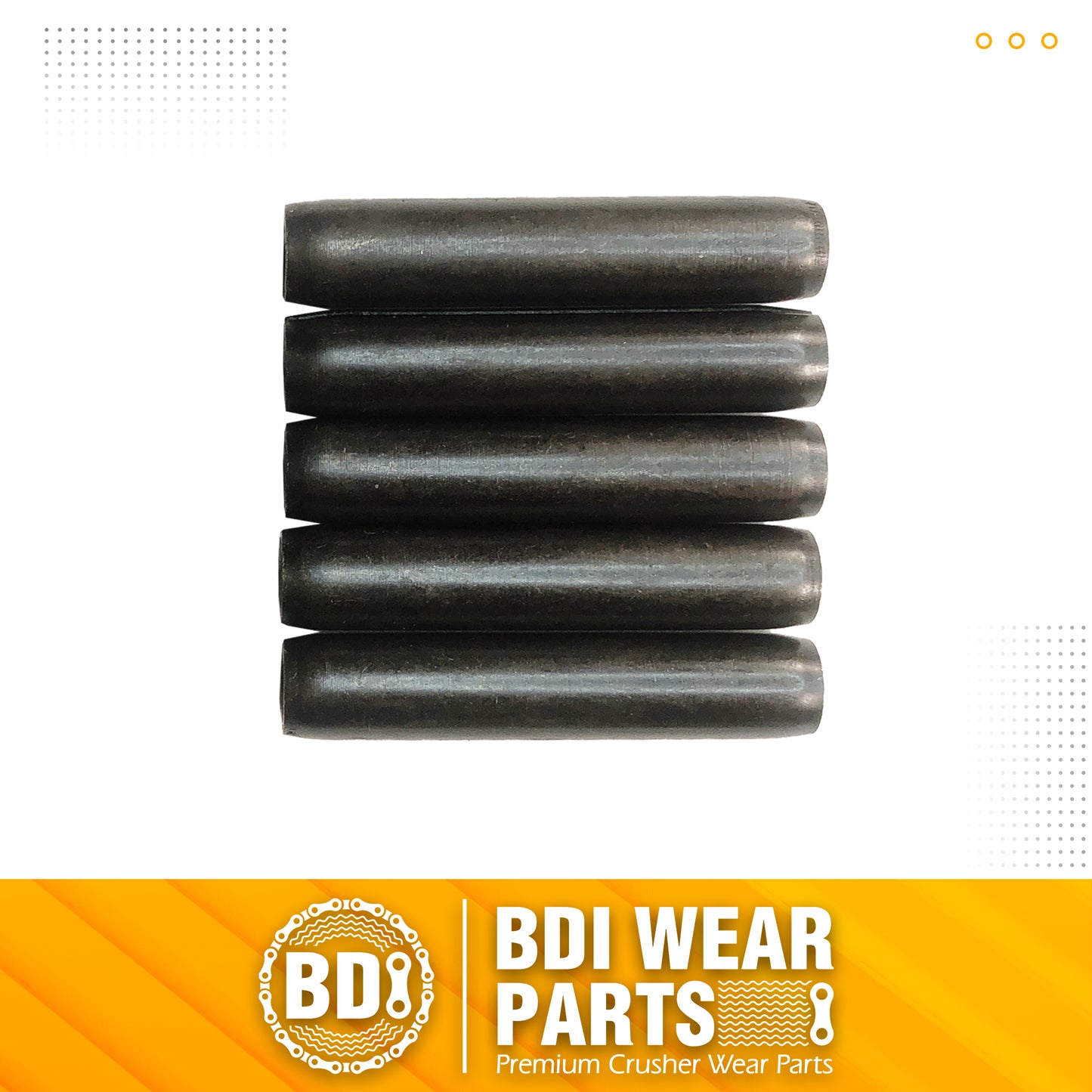 BDI Wear Parts Bucket Teeth P156 Roll Pins Compatible with Backhoe/Skid/Hensley X156 X156S X156L X156T X156TWL Tooth - 5 Pack