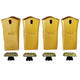 BDI Wear Parts 30S Dirt Teeth Digging Bucket Teeth with 25/30PN Pins Esco Style Bucket Teeth - 4 Pack
