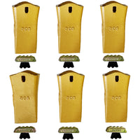 BDI Wear Parts 30S Dirt Teeth Digging Bucket Teeth with 25/30PN Pins Esco Style Bucket Teeth - 6 Pack