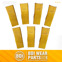 BDI WEAR PARTS 230SP Casting Backhoe Bucket Teeth with TF23P Flex Pin for 23 & 230 Series Skid Steer Loaders and Excavators - 8 Pack