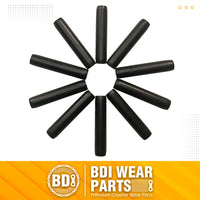 BDI Wear Parts Bucket Teeth P156 Roll Pins Compatible with Backhoe/Skid/Hensley X156 X156S X156L X156T X156TWL Tooth - 10 Pack