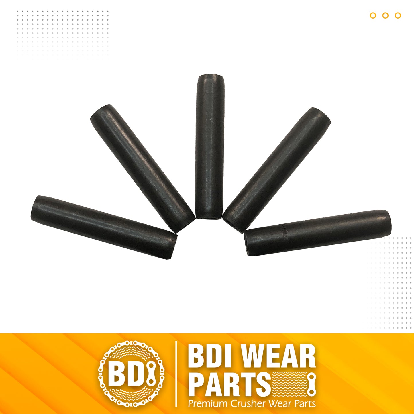 BDI Wear Parts Bucket Teeth P156 Roll Pins Compatible with Backhoe/Skid/Hensley X156 X156S X156L X156T X156TWL Tooth - 5 Pack