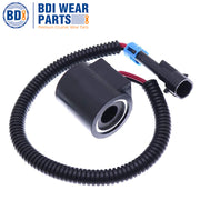 BDI Wear Parts 6671025 12V Solenoid Valve Coil w/Connector Replacement for Bobcat Skid Steer Loader 853 863 864 873