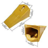 BDI Wear Parts 40S Dirt Teeth Digging Bucket Teeth with 40PN Pins & 40LK Locks Fits Esco Style - 5 Pack