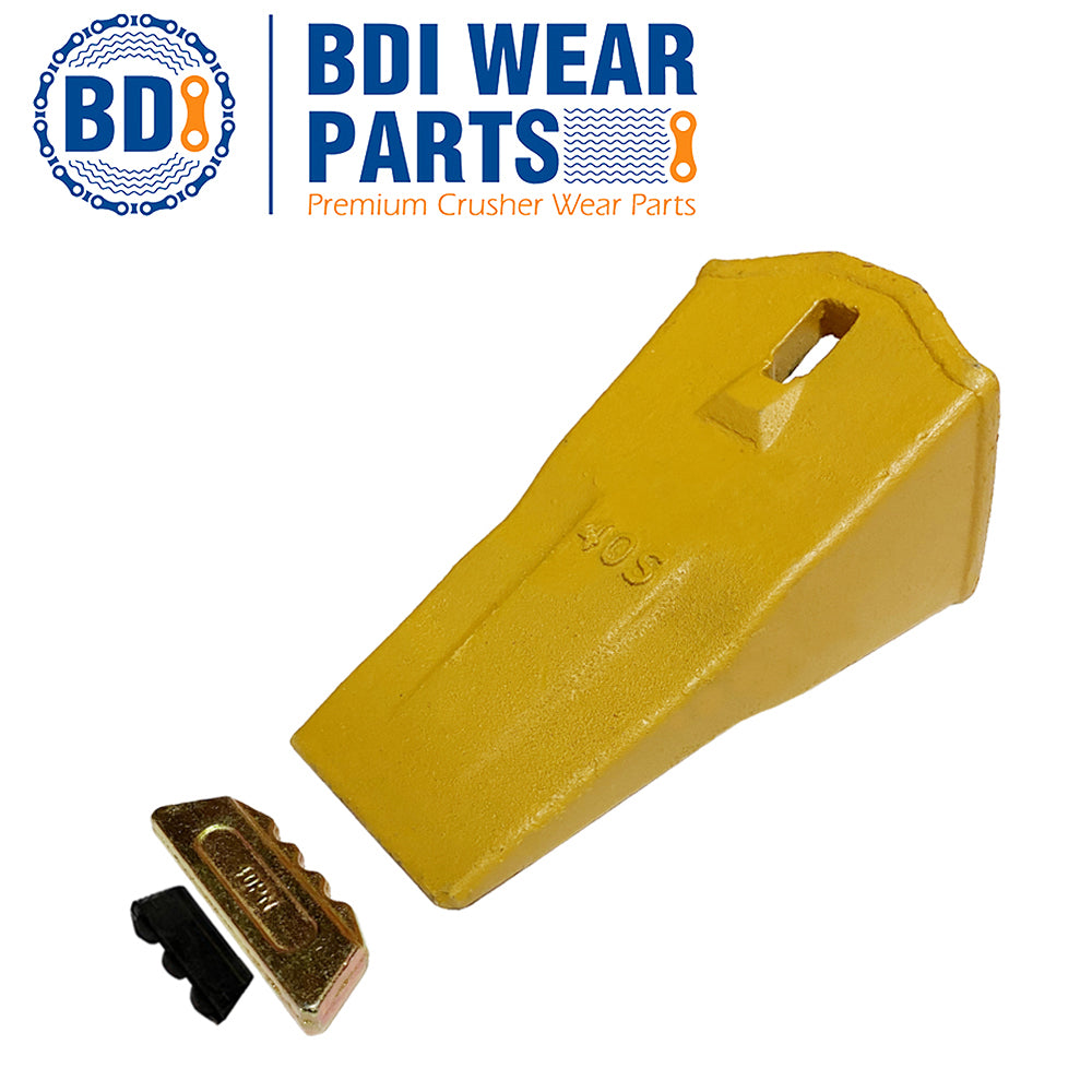 BDI Wear Parts 40S Dirt Teeth Digging Bucket Teeth with 40PN Pin & 40LK Lock Fits Esco Style - 1 Pack