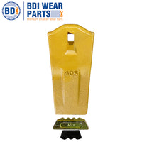 BDI Wear Parts 40S Dirt Teeth Digging Bucket Teeth with 40PN Pins & 40LK Locks Fits Esco Style - 5 Pack