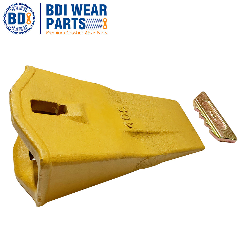 BDI Wear Parts 40S Dirt Teeth Digging Bucket Teeth with 40PN Pin & 40LK Lock Fits Esco Style - 1 Pack
