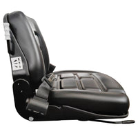 BDI Wear Parts Universal Forklift Seat, Tractor Seat w/Adjustable Angle Back, for Tractor, Mower, Skid Loader, Telehandler, Backhoe, Excavator Dozer