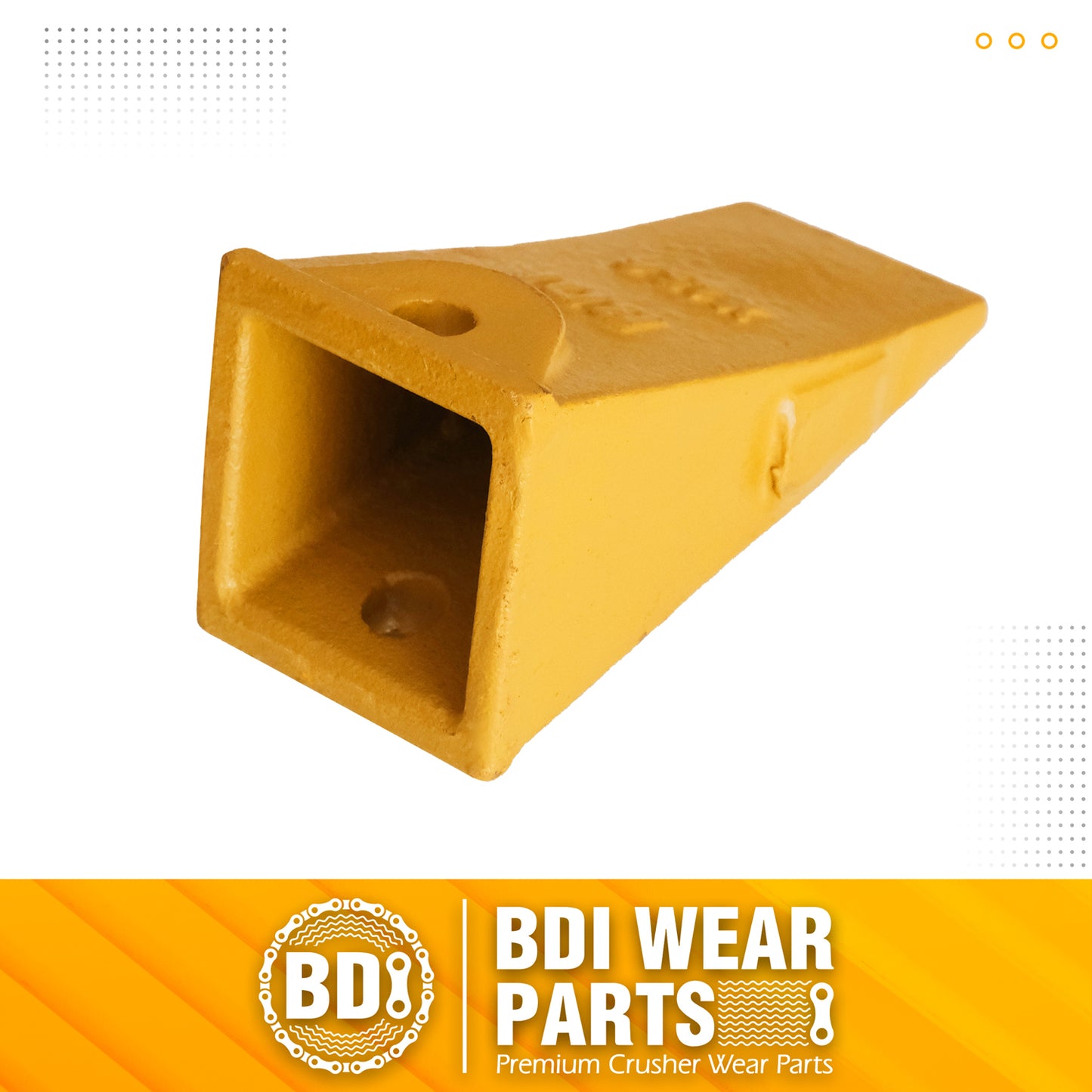 BDI Wear Parts X156 Dirt Teeth Hensley Style Bucket Teeth/Tooth & P156 Roll Pins - 3 Pack