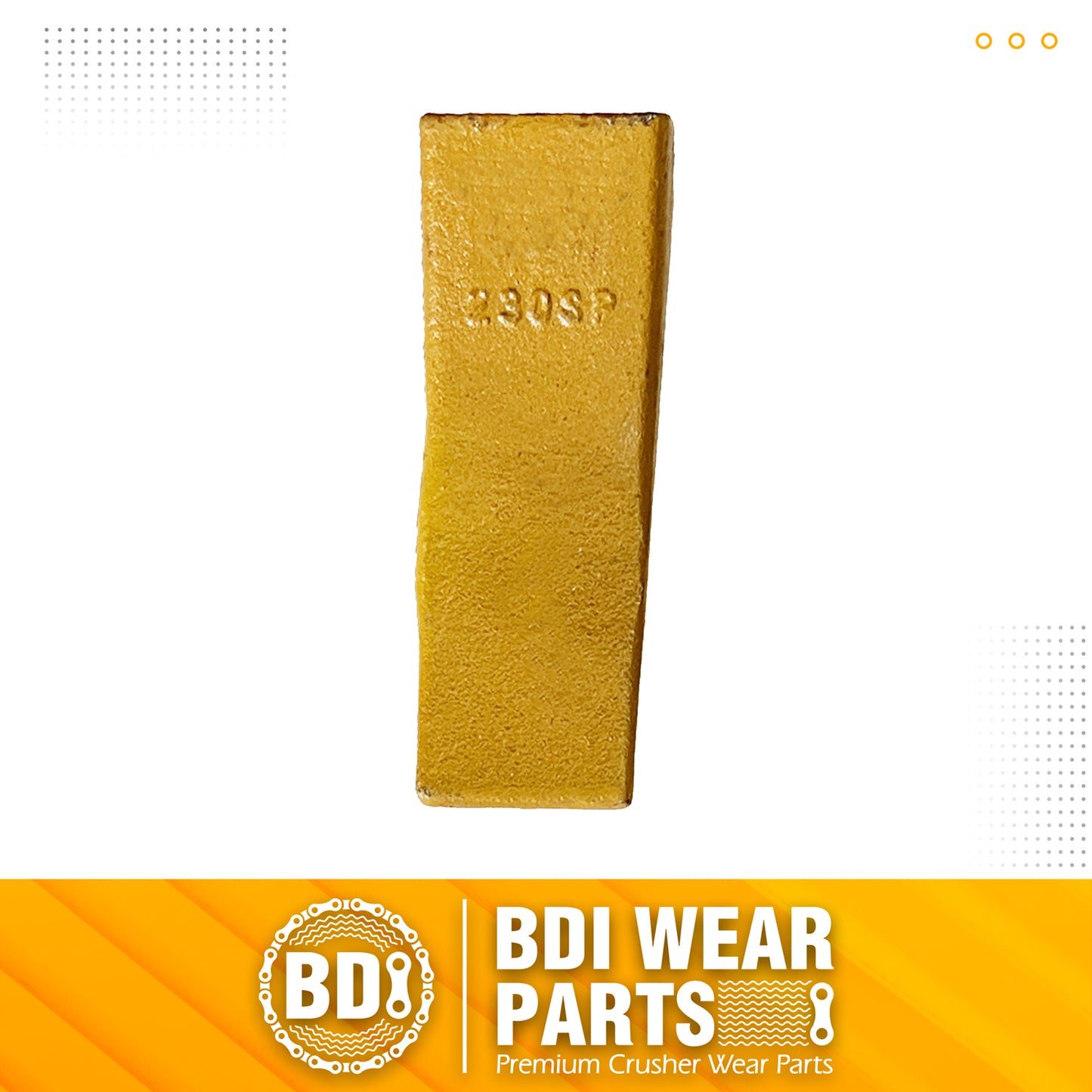 BDI WEAR PARTS 230SP Casting Backhoe Bucket Teeth with TF23P Flex Pin for 23 & 230 Series Skid Steer Loaders and Excavators - 1 Pack
