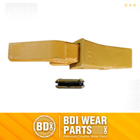BDI Wear Parts Assembly U43792 Bucket Tooth Adapter + 23 230HX Bucket Teeth with TF23P Flex Pins/Weld on Bucket Teeth Compatible with Hensley Excavators