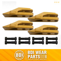 BDI Wear Parts 6684447 Trenching Bucket Teeth, Bobcat Style Skid Steer Backhoe Bolt On Tooth Unitooth - 4 Pack
